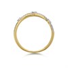 9ct Gold Diamond Crossover Ring - 10pts - D80250 Alternative Image