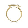 9ct Gold Diamond Lightening Ring - 8pts - D80251 Alternative Image