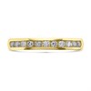 9ct Gold Diamond Half Eternity Ring - 1/4ct - D80259 Alternative Image