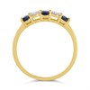 9ct Gold Sapphire And Diamond Ring - D8122 Alternative Image
