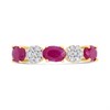 9ct Gold Ruby And Diamond Ring - 20pts - D8241 Alternative Image