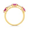 9ct Gold Ruby And Diamond Ring - 20pts - D8241 Alternative Image