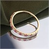 9ct Ruby And Diamond 1/2 Eternity Ring, 15pts - D8242 Alternative Image