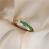 9ct Channel-Set Emerald And Diamond Ring - D8270 Alternative Image
