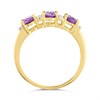 9ct Gold Amethyst And Diamond Ring - 10pts - D8316 Alternative Image