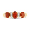9ct Gold Citrine And Diamond Ring - 10pts - D8319 Alternative Image