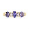 9ct Gold Tanzanite And Diamond Ring - 10pts - D8320 Alternative Image