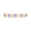 9ct Gold Tanzanite And Diamond Band Ring - D8326 Alternative Image