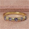 9ct Gold Tanzanite And Diamond Band Ring - D8326 Alternative Image