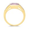 9ct Amethyst And Diamond Ring - D8331 Alternative Image