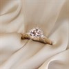 9ct Morganite And Diamond Cluster Ring - D84103 Alternative Image