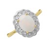 9ct Gold Opal And Diamond Ring - D84271 Alternative Image