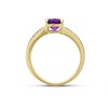 9ct Gold Amethyst And Diamond Ring - D84272 Alternative Image