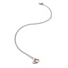 Hot Diamonds DP686 Silver And Rose Gold Plated Heart Necklace - D9107 Alternative Image