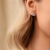 Hot Diamonds DE306 Silver Eternity Spiral Stud Earrings - D9128 Alternative Image