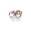 Hot Diamonds DE492 Rose Plated Silver Circle Stud Earrings - D9162 Alternative Image