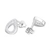 Hot Diamonds Silver Teardrop Stud Earrings - D9173 Alternative Image