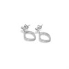 Hot Diamonds Silver Behold White Topaz Earrings - D9175 Alternative Image
