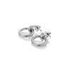 Hot Diamonds Silver Woven Earrings - D9176 Alternative Image