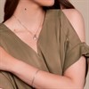 Hot Diamonds Silver Woven Circle Necklace - D9181 Alternative Image