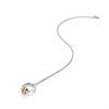 Hot Diamonds Silver & Gold Plated Trio Barrel Necklace - D9183 Alternative Image