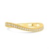 9ct Diamond Wave Half-Eternity Ring, 15pts - D92101 Alternative Image