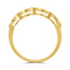 9ct Heart Detail Diamond Half Eternity Ring, 15pts - D92103 Alternative Image