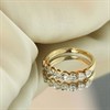 9ct Heart Detail Diamond Half Eternity Ring, 15pts - D92103 Alternative Image