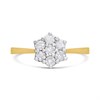 9ct Seven Stone Diamond Cluster Ring, 1/2ct - D92106 Alternative Image