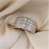 9ct Five Row Diamond Band Ring, 3/4ct - D92108 Alternative Image