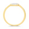 9ct Oval Diamond Cluster Ring - D92114 Alternative Image