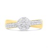 9ct Gold Diamond Cluster Ring, 1/3ct - D92118 Alternative Image