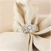 9ct Gold Three-Row Diamond Flower Cluster Ring, 1/2ct - D92119 Alternative Image