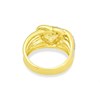 9ct Gold Diamond Heart Band Ring - 15pts - D9225 Alternative Image