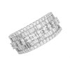 9ct Gold 1 Carat Diamond Seven Row Band Ring - D9271 Alternative Image