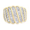 9ct Gold 1 Carat Diamond Band Ring - D9294 Alternative Image