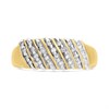 9ct Pave-Set Diamond Band Ring - D9296 Alternative Image