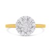 9ct Round Diamond Cluster Ring, 1/2ct - D9297 Alternative Image