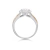 9ct Two Colour Gold Diamond Cushion Cluster Ring - 60pts - D9315 Alternative Image