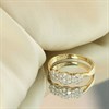 9ct Triple Diamond Cluster Ring, 1/2ct - D9329 Alternative Image