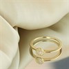 9ct Pave-Set Diamond Round Cluster Ring - D9330 Alternative Image