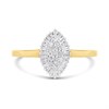 9ct Marquise Diamond Cluster Ring, 1/4ct - D9332 Alternative Image