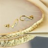 9ct Gold two Colour Diamond Drop Earrings - D94128 Alternative Image