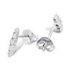 9ct White Gold Fancy Diamond Bar Earrings, 20pts/pr - D94174 Alternative Image