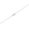 9ct White Gold Pink Sapphire And Diamond Cross And Chain - D95115 Alternative Image
