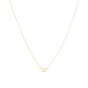 9ct Gold Ruby And Diamond Stick Necklace - D95126 Alternative Image
