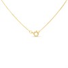 9ct Gold Amethyst And Diamond Necklace - D95129 Alternative Image