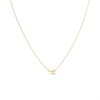 9ct Gold Blue Topaz And Diamond Necklace - D95130 Alternative Image