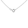 9ct White Gold Tanzanite And Diamond Crossover Necklace - D95135 Alternative Image