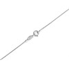 9ct White Gold Sapphire And Diamond Necklace - 8pts - D95138 Alternative Image